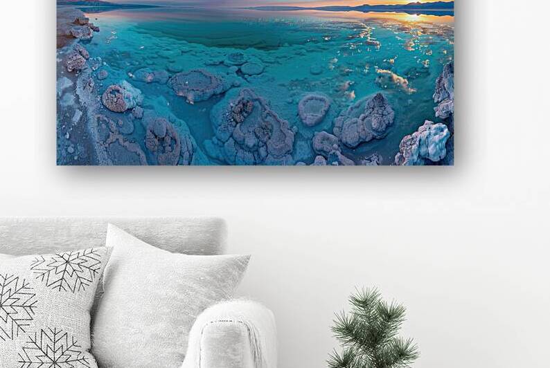Azure Tranquility At Dawn Y92H7N 67 by Abstract Rebellion