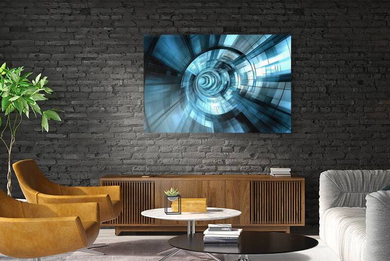 Azure Vortex Passage 7P3H9N 62 by Abstract Rebellion