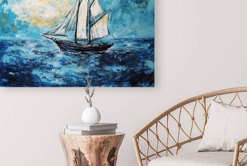 Azure Voyage Serenade Y9H2N5 55 by Abstract Rebellion