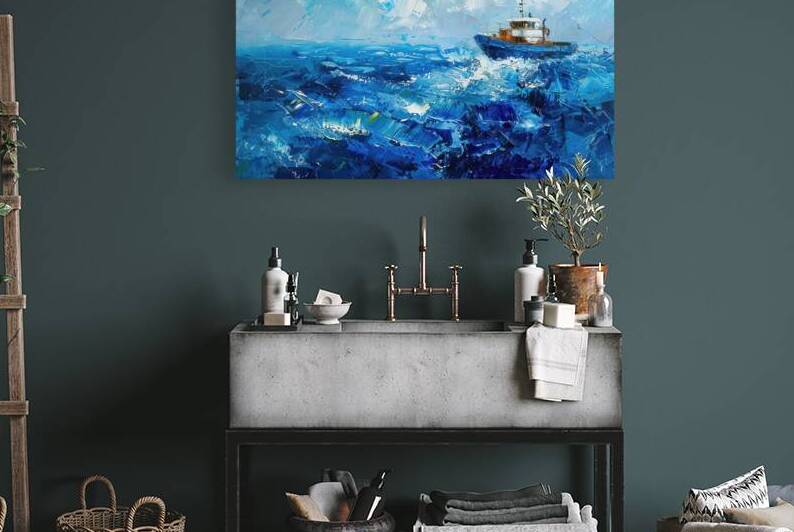 Azure Voyager Solitude J9P4H2 55 by Abstract Rebellion