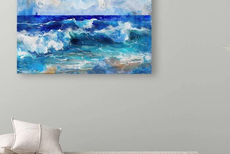 Azure Waves Crashing Y29N7 50 by Abstract Rebellion