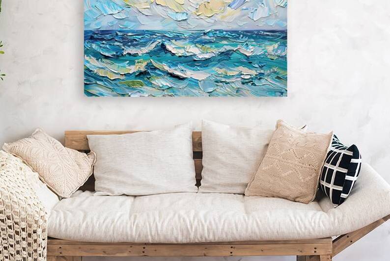 Azure Waves Dance H9P4N2 51 by Abstract Rebellion