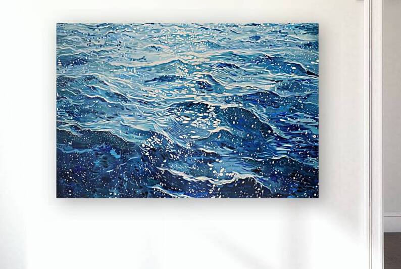 Azure Waves Dance H29PNZ 58 by Abstract Rebellion