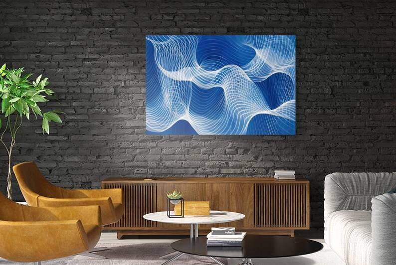 Azure Waves Intertwined 5H2N9Z 57 by Abstract Rebellion
