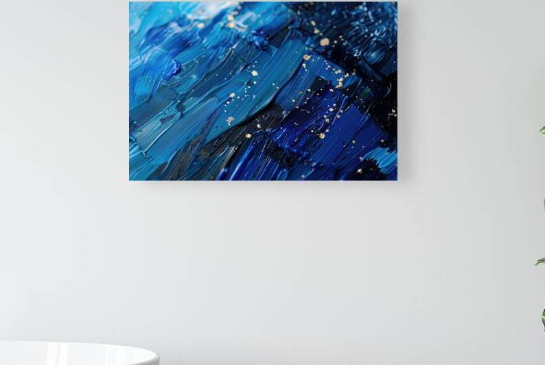 Azure Waves Gold Dust 2P9H7N 60 by Abstract Rebellion