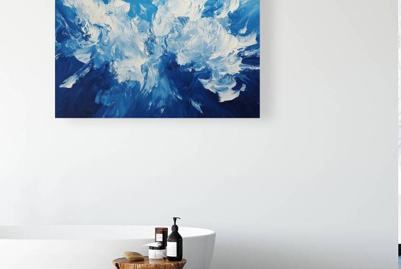 Azure Whirlwind Dance Y9C3K2 48 by Abstract Rebellion