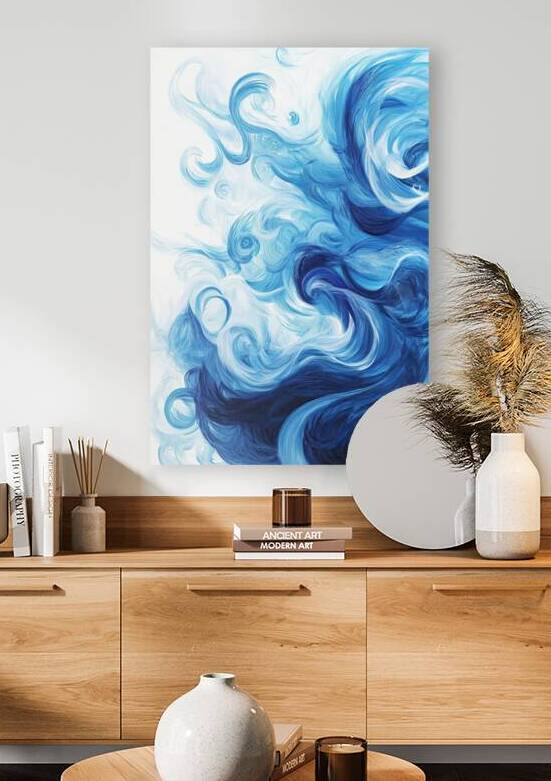 Azure Whirlwind Dance K492ZN 48 by Abstract Rebellion
