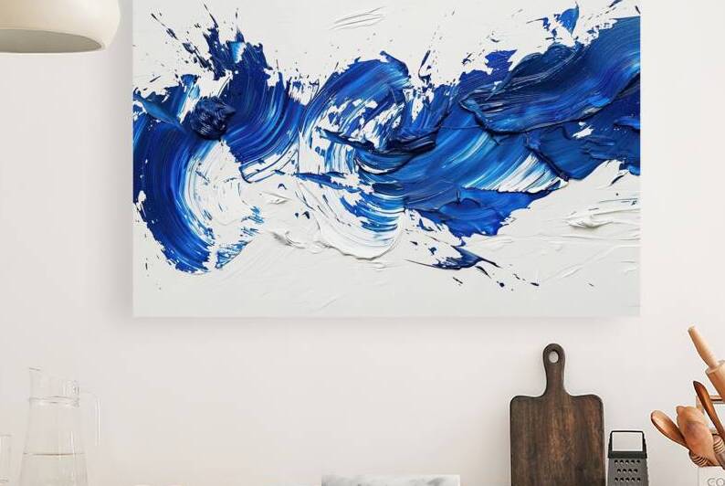 Azure Whirlwind Dance H2N9P2 48 by Abstract Rebellion