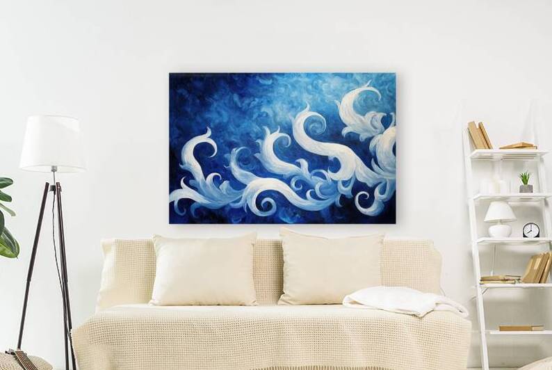 Azure Whispers N493HJ 58 by Abstract Rebellion