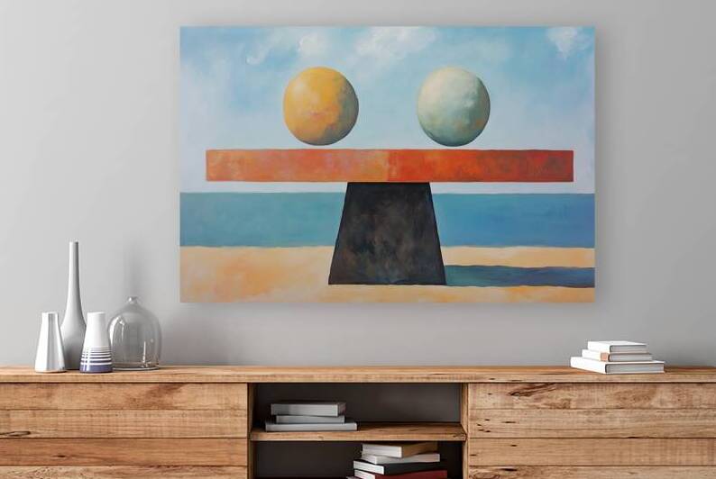 Balanced Spheres Seascape H9PN3Z 57 by Abstract Rebellion