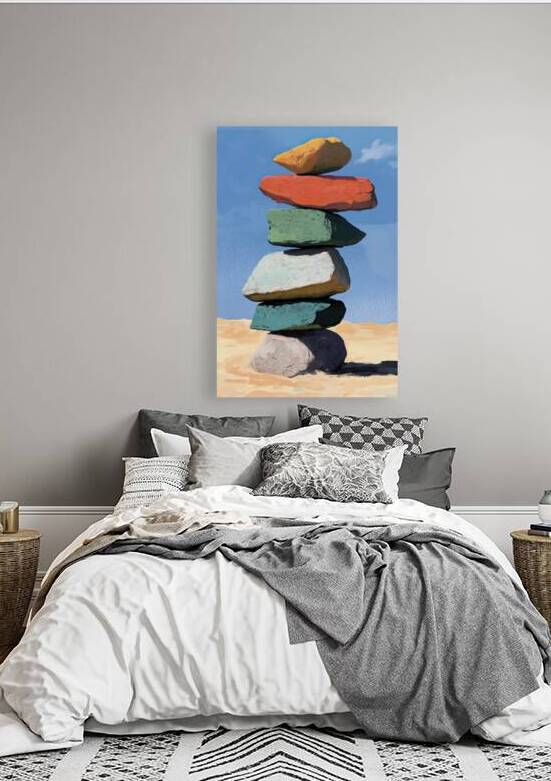 Balanced Stones Desert 7H9N2P 45 by Abstract Rebellion