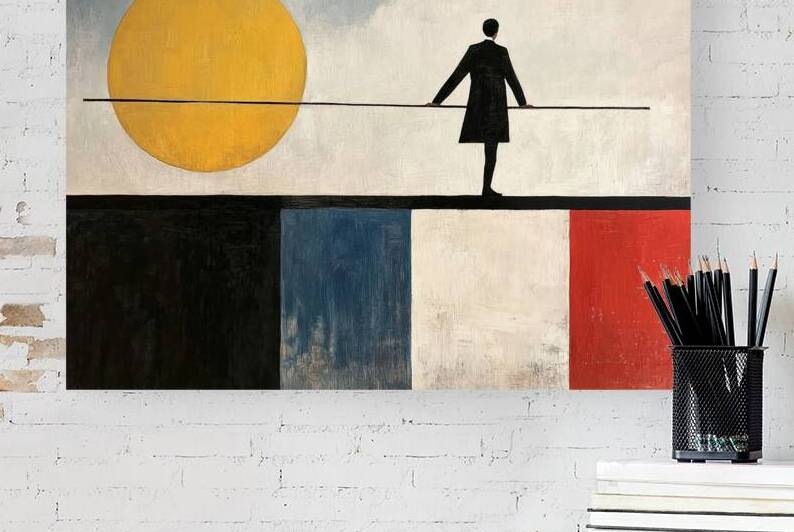 Balancing Act Yellow Sun 29HBCJ 55 by Abstract Rebellion