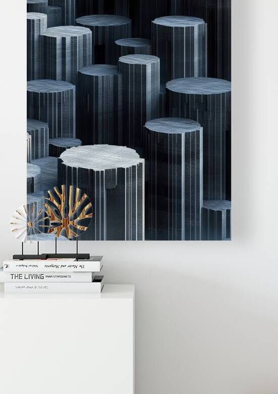Basalt Columns BW 7H3N9 48 by Abstract Rebellion