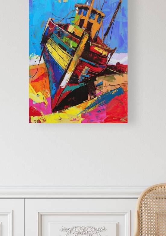 Beached Vessel Vibrations Y5H9N2 58 by Abstract Rebellion