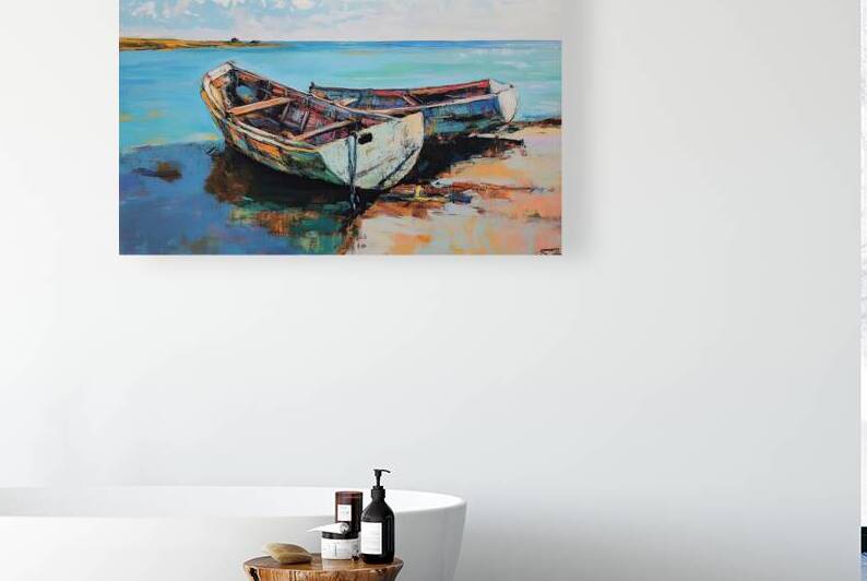 Beached Boats Serene H92N3Z 53 by Abstract Rebellion