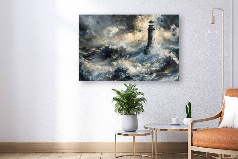 Beacon Amidst Tempest H9P4N2 63 by Abstract Rebellion