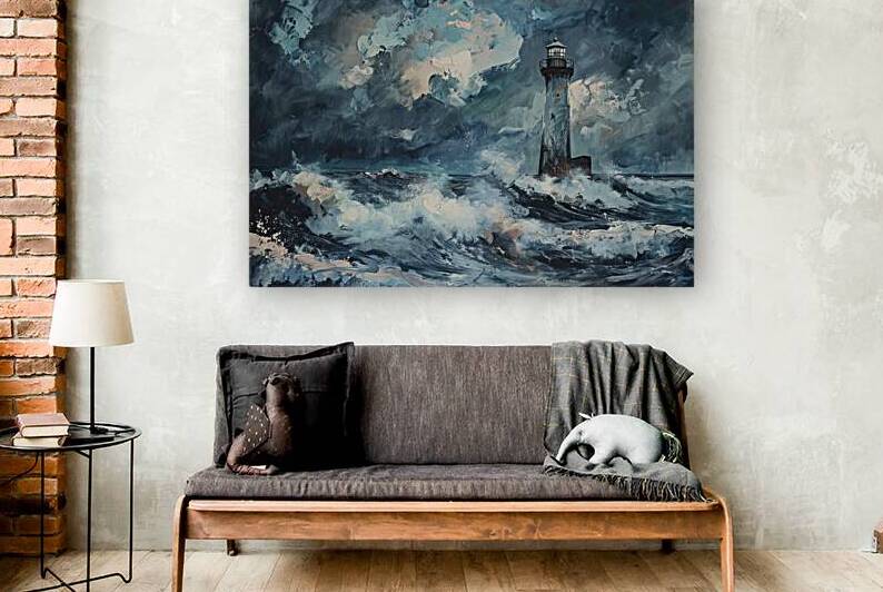 Beacon Amidst Tempest J9P2N3 52 by Abstract Rebellion