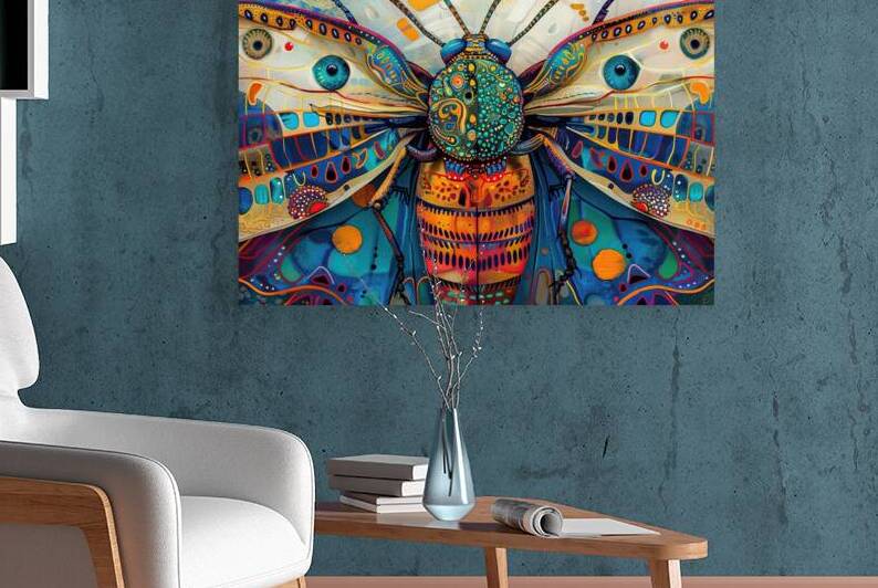Bejeweled Insect Wings 79B2C9 60 by Abstract Rebellion