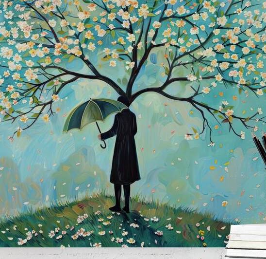 Beneath Blooming Boughs H3N9P2 65 by Abstract Rebellion