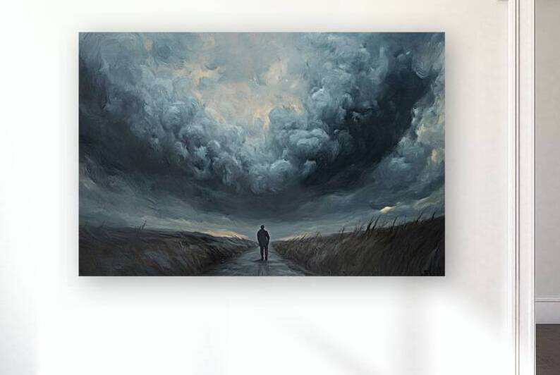 Beneath Gathering Clouds 29H4N 58 by Abstract Rebellion