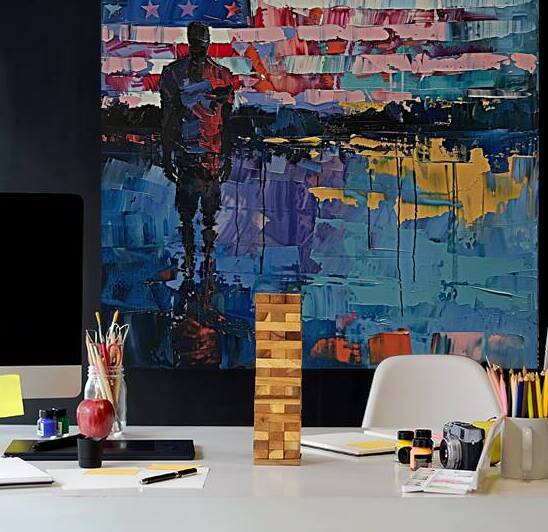 Beneath Starry Banner Y392N5 57 by Abstract Rebellion