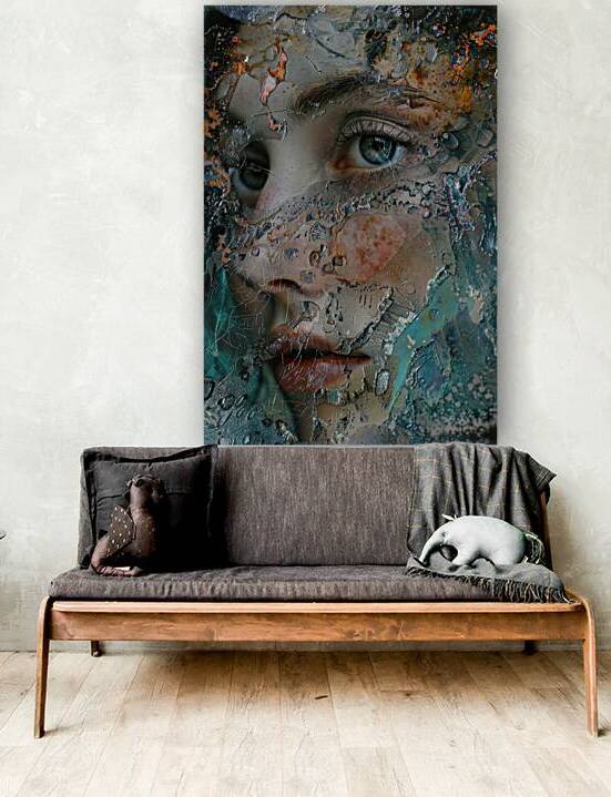 Beneath Shattered Surface H9P4N2 55 by Abstract Rebellion