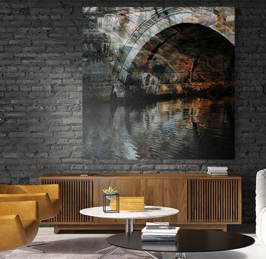 Beneath Stone Arches J92H5N 55 by Abstract Rebellion