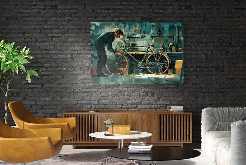 Bicycle Repair Shop JH92N3 55 by Abstract Rebellion