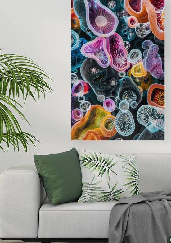 Bio Luminescence Bloom 2P3H9N 64 by Abstract Rebellion