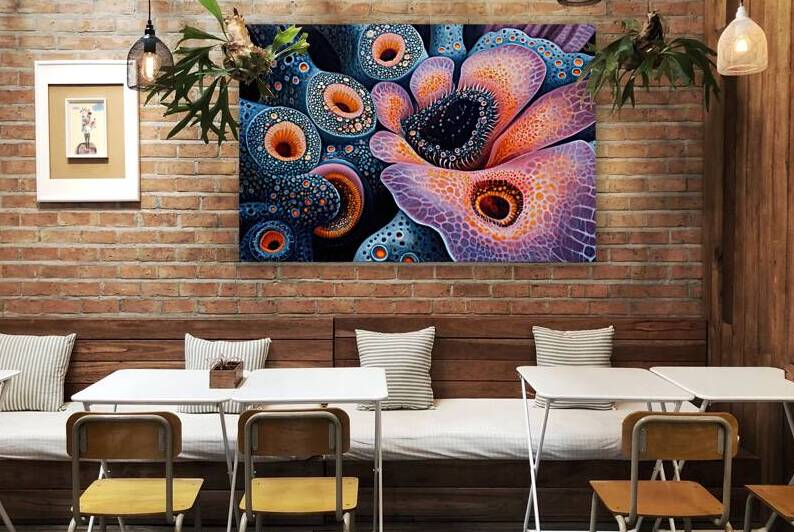 Bio Luminescence Bloom H9P4N2 65 by Abstract Rebellion