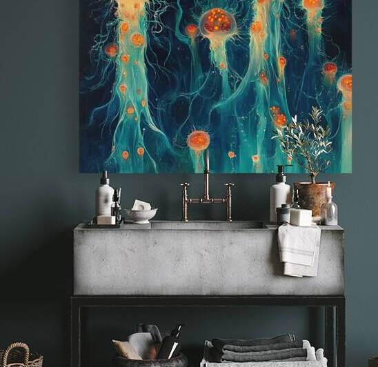 Bioluminescent Bloom 74H9P2 63   Copy by Abstract Rebellion