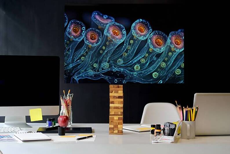 Bioluminescent Bloom 74HNPZ 47 by Abstract Rebellion