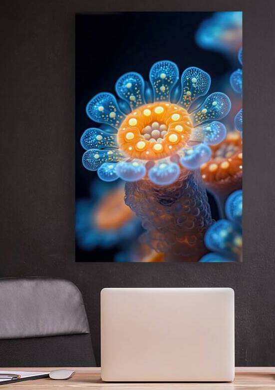 Bioluminescent Coral Bloom H2N9P 68 by Abstract Rebellion