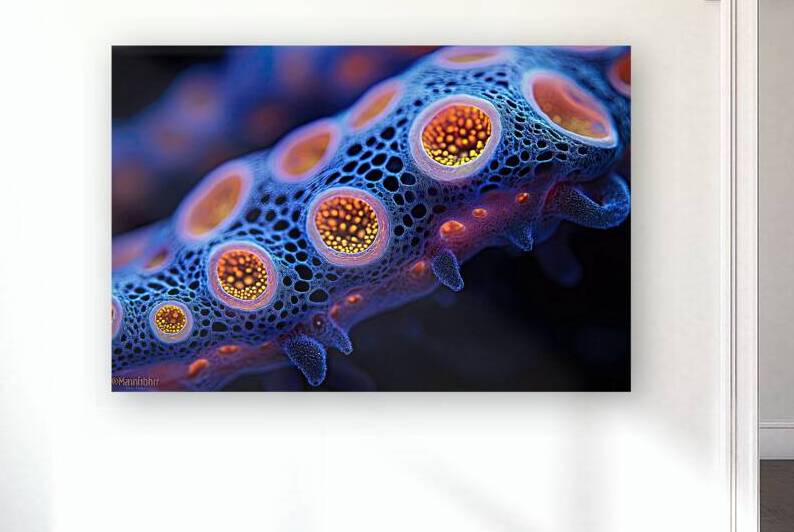 Bioluminescent Coral Form 92HJ5C 62 by Abstract Rebellion
