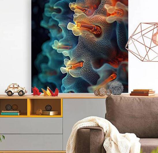 Bioluminescent Coral Network H9P4N2 62 by Abstract Rebellion