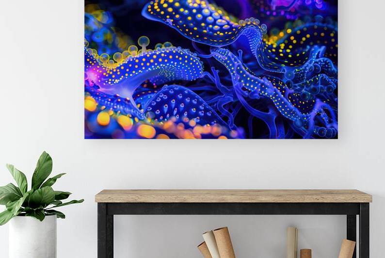 Bioluminescent Coral Garden 7P3D9N 62 by Abstract Rebellion