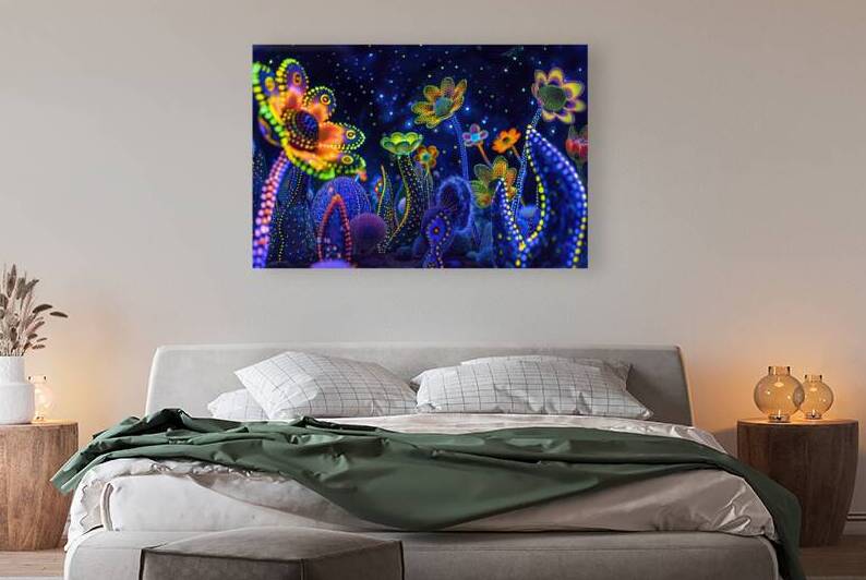 Bioluminescent Garden 7H9N2Z 60 by Abstract Rebellion