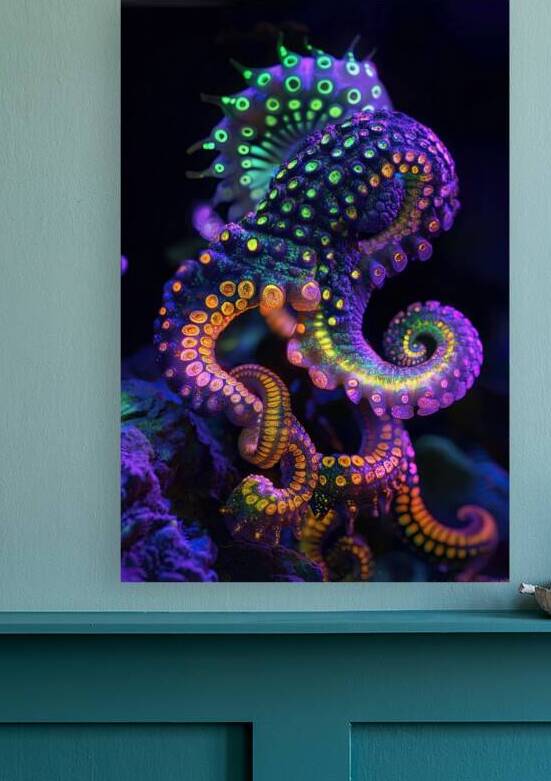 Bioluminescent Octopus Dance H92N5Z 67 by Abstract Rebellion