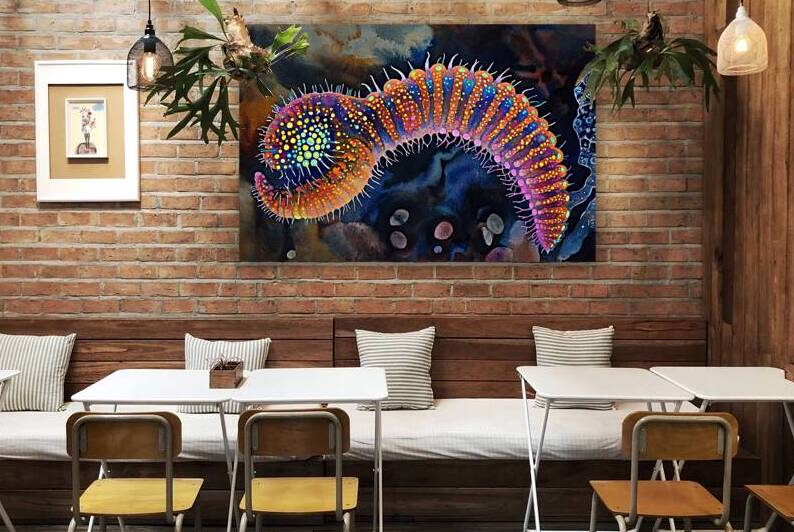 Bioluminescent Worm 79HNP2 62 by Abstract Rebellion