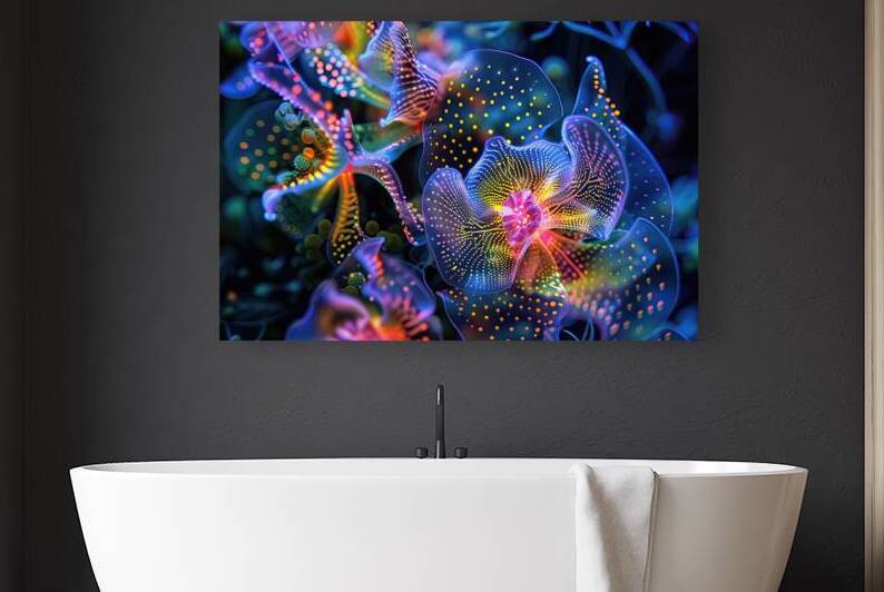 Bioluminescent Orchids J9H4N2 62 by Abstract Rebellion
