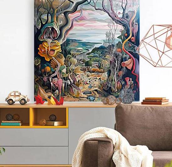 Biomorphic Seascape Vision H2N9P2 60 by Abstract Rebellion