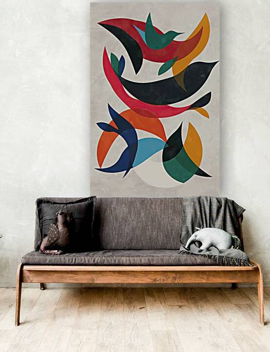 Birds in Flight 7H29PZ 45 by Abstract Rebellion