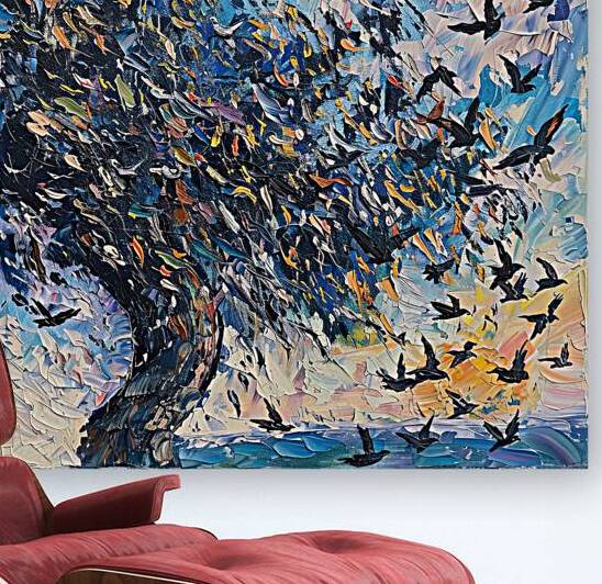 Birds Taking Flight 8942HJ 45 by Abstract Rebellion