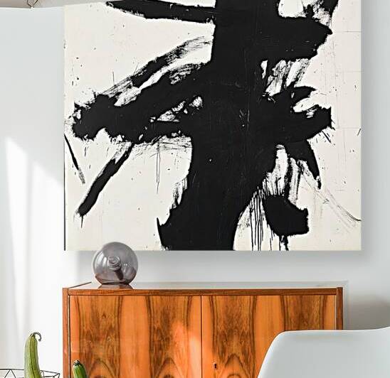 Black Fire Abstraction H3N2P9 58 by Abstract Rebellion