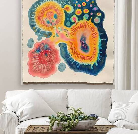 Blooming Chromatic Forms H2N9P2 58 by Abstract Rebellion