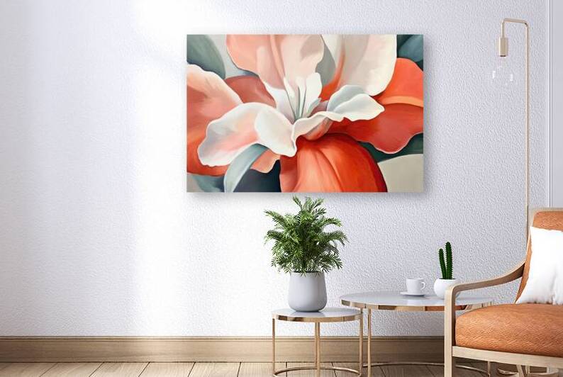 Blooming Coral Lily 7P3HNJ 62 by Abstract Rebellion