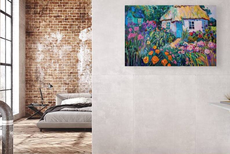 Blooming Cottage Garden H92NPZ 55 by Abstract Rebellion