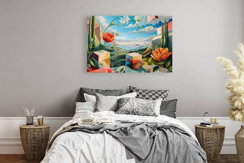 Blooming Cubic Vista H2N3P9 57 by Abstract Rebellion