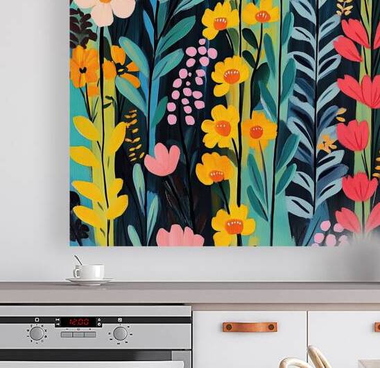 Blooming Garden Delight 2P9H7D 48 by Abstract Rebellion