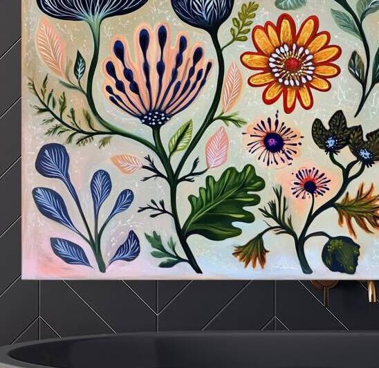 Blooming Garden Delight H2N9P2 55 by Abstract Rebellion